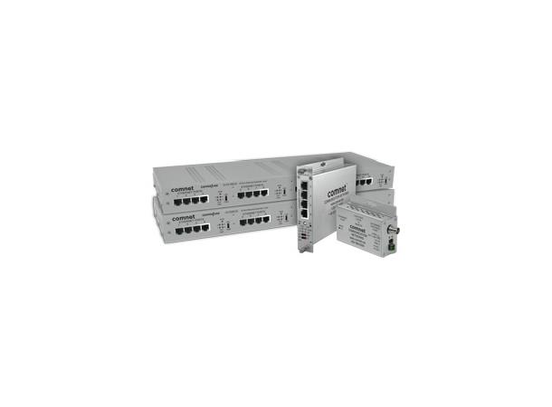 Single Channel Ethernet over Coax Pass-Through PoE, 10/100Mbps, Industrial